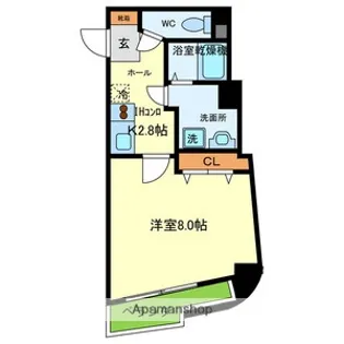 リベールくずは【1階】の間取り