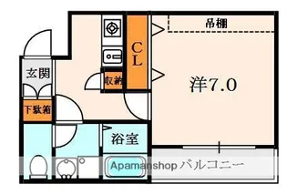 ハーモニーライフ須山【2階】の間取り