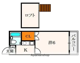 アンフィニィ桜町【1階】の間取り