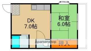 オリエントハイツ【1階】の間取り