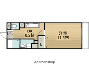 フェリーチェ古川橋【3階】の間取り