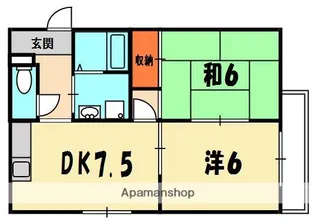 三晃アスク大久保【3階】の間取り