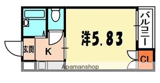クレセント守口【1階】の間取り