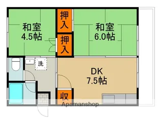 柳町ハイツ【1階】の間取り