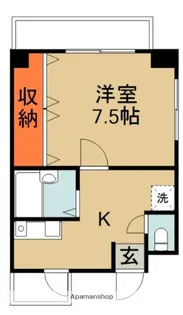コラウーペ八島町【3階】の間取り