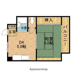 ロイヤル清水ビル【4階】の間取り