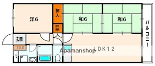 トレンディーハイム北村【3階】の間取り