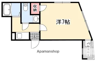 大阪府枚方市町楠葉1丁目【マンション】の間取り