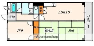 大阪府枚方市天之川町【マンション】の間取り
