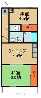 エルフラット【2階】の間取り