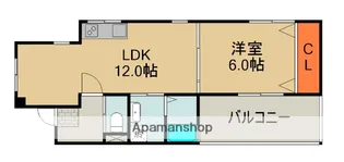 広崎マンション【2階】の間取り