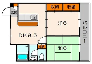 ボーリバージュ【1階】の間取り