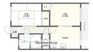 Mプラザ楠根弐番館【5階】の間取り
