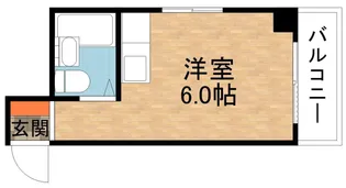 サニーハイツ萱島【3階】の間取り