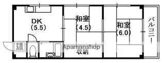 栄光サンプラザⅡ【1階】の間取り