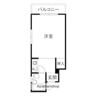 スクエアコート栄町【3階】の間取り