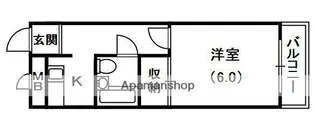 第二広秀ハイツ【3階】の間取り