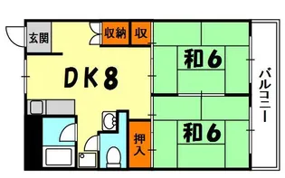 にしまちハイツ【3階】の間取り