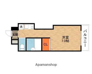 第一ハートビル【3階】の間取り