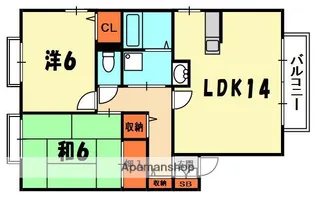 ボナール【1階】の間取り