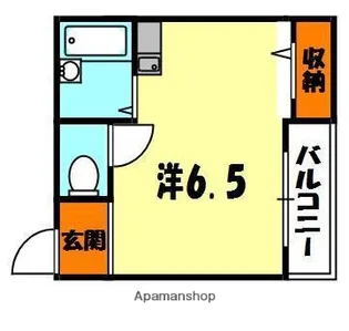 オランジーナパーク【2階】の間取り