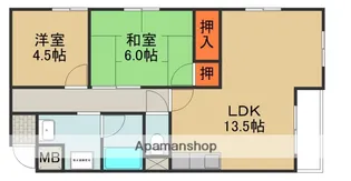 アヴニール1番館・2番館【3階】の間取り
