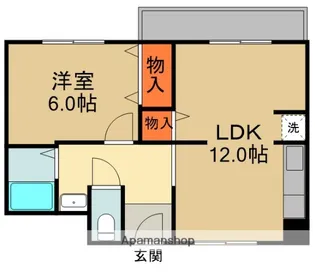 コーポラス都Ⅰ【2階】の間取り