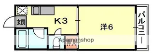 高瀬ハイツⅢ【3階】の間取り