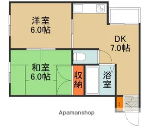 フォルム太子橋【5階】の間取り