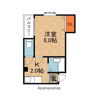 フローラルヴィラ【4階】の間取り
