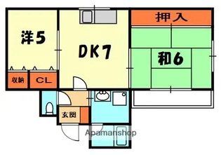 新橋ハーバー【2階】の間取り