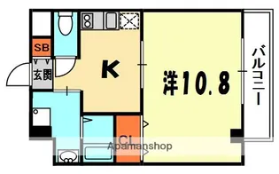 オーヴェスト・ヴィラ【1階】の間取り