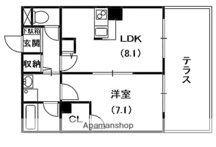 CASA FELIZ【1階】の間取り