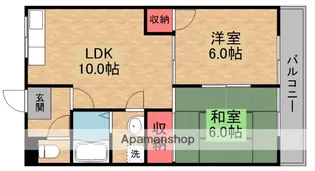 林第2ビル【3階】の間取り