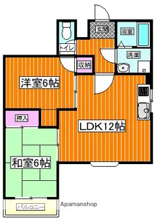 コーポ大東【3階】の間取り