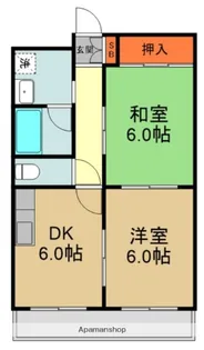 メゾンルリア【3階】の間取り