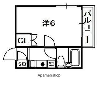 ラピュタⅡ【2階】の間取り