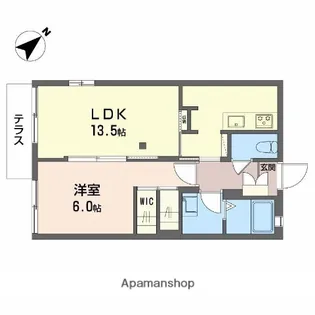 エクセレート守口【1階】の間取り