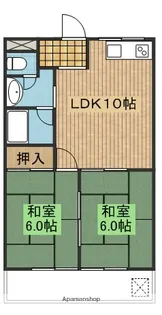 WESTヒルズ門真【4階】の間取り