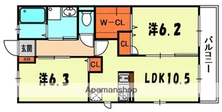 アインオルデントリッヒハオス【2階】の間取り