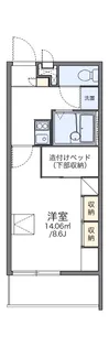 レオパレスプランタン参番館【301号室】の間取り