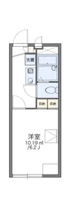 レオパレス池北【107号室】の間取り