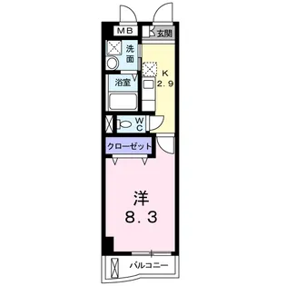 ジャン ボヌール【1階】の間取り