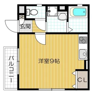 旭ハイツⅡ【1階】の間取り