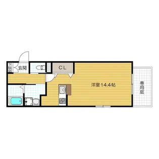 アザレア【107号室号室】の間取り