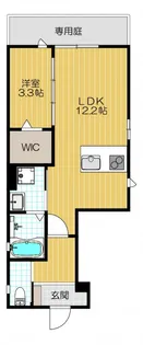 ヒューメゾン【101号室号室】の間取り