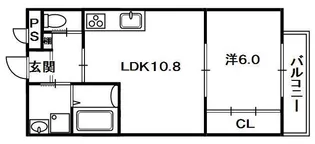 大阪府交野市星田8丁目【マンション】の間取り