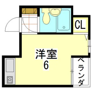 パレス守口【503号室】の間取り