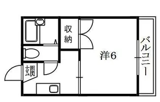 ハイツマキノ【2階】の間取り