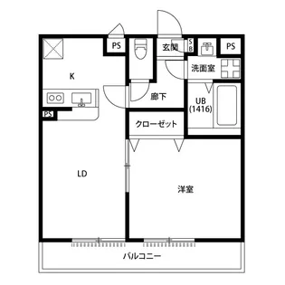 アムール 植村【2階】の間取り